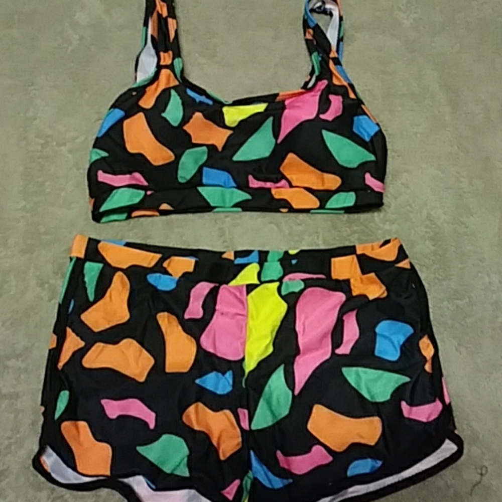 Padded exercise suit